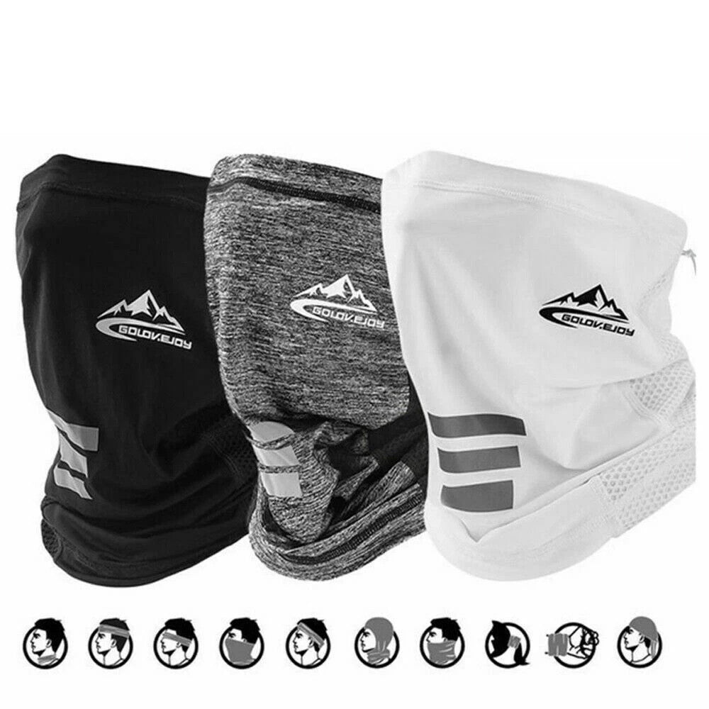 Multifunctional Reusable Face Mask Neck Gaiter UV Sun Shield Bandana