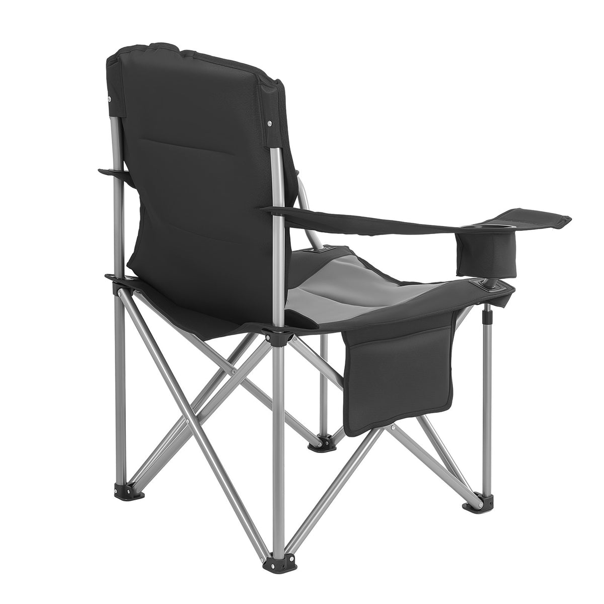 Oversized Camping Chair Set with Cup Holder and Cooler Bag - 2 Pack