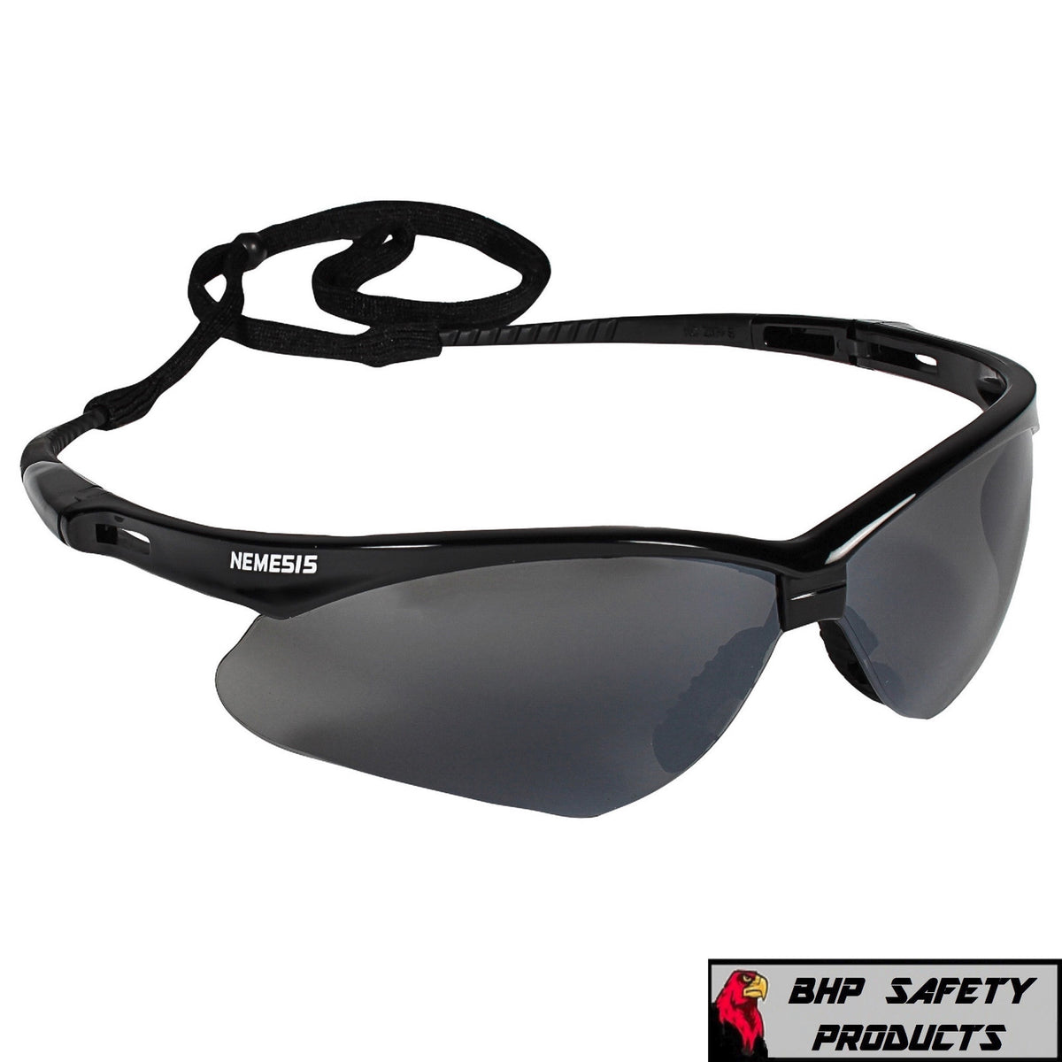 Safety Glasses Sport Protective Eyewear with UVA/UVB/UVC Protection, Wraparound Design, Removable Neck Cord