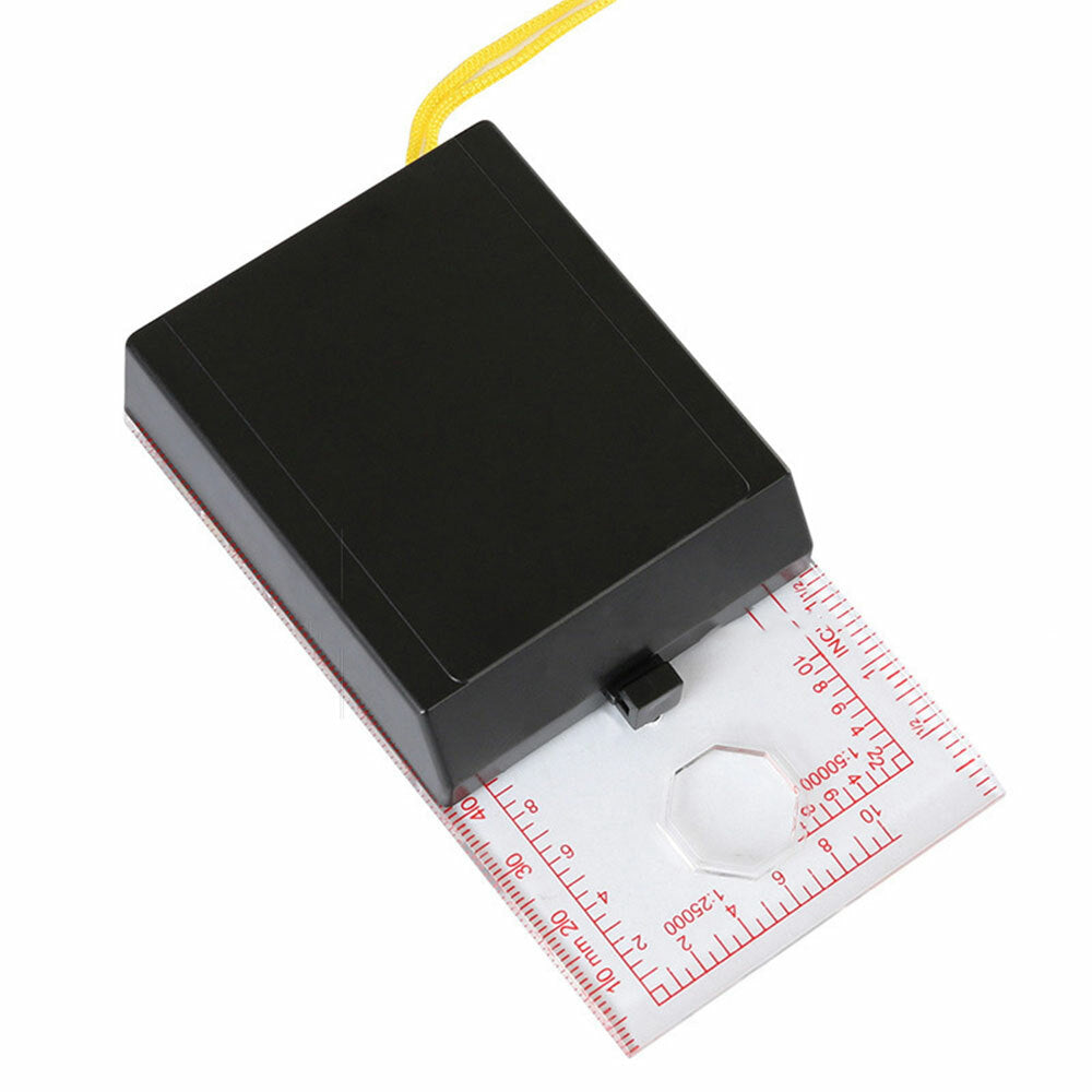 Compact Luminous Compass for Hiking and Navigation - Black+Green