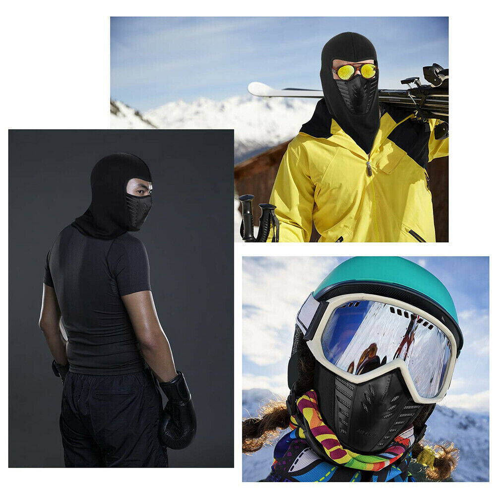 Unisex Thermal Windproof Full Face Mask for Motorcycle Ski Outdoor Winter