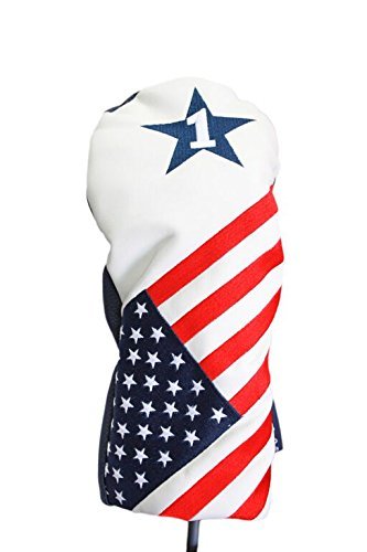 Vintage USA Patriot Golf Headcover for 460cc Drivers - Retro Style
