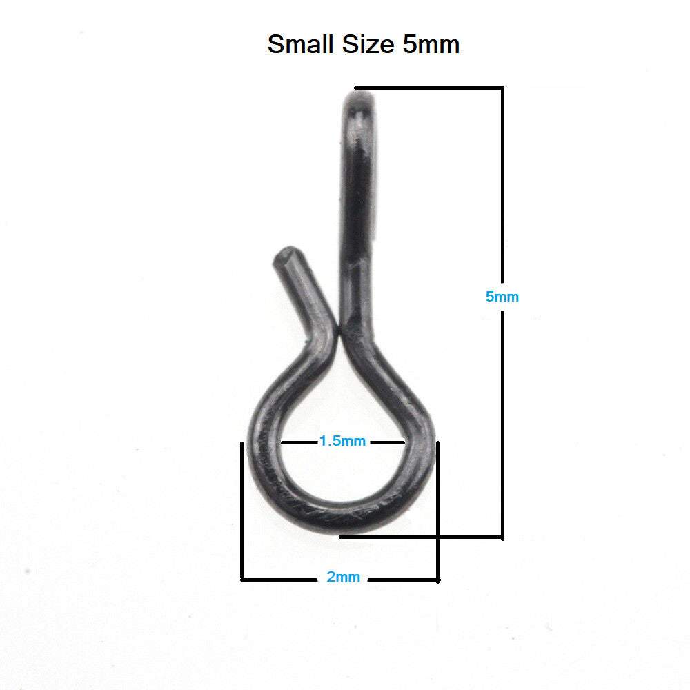 Fishing Snap Clips Bulk Assortment - Quick Link No Knot Fly & Lure Connectors