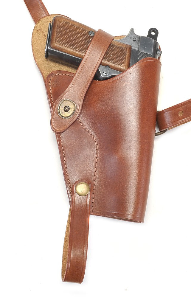 Leather Shoulder Holster Fits Browning Hi Power Springfield SA-35