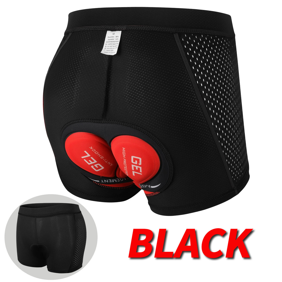 Men's Cycling Shorts with 3D Gel Padding Breathable Road MTB Bike Tights