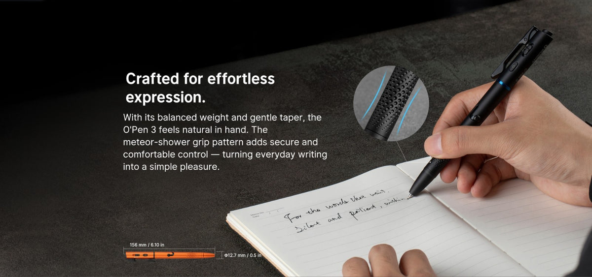 EDC Pen with Laser Pointer and Illumination - Rechargeable Multi-Tool