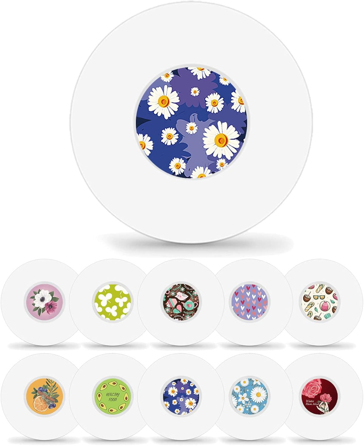 Waterproof Sensor Covers Set for Libre 3 Plus - 40 Pack Sticky Patches & Stickers