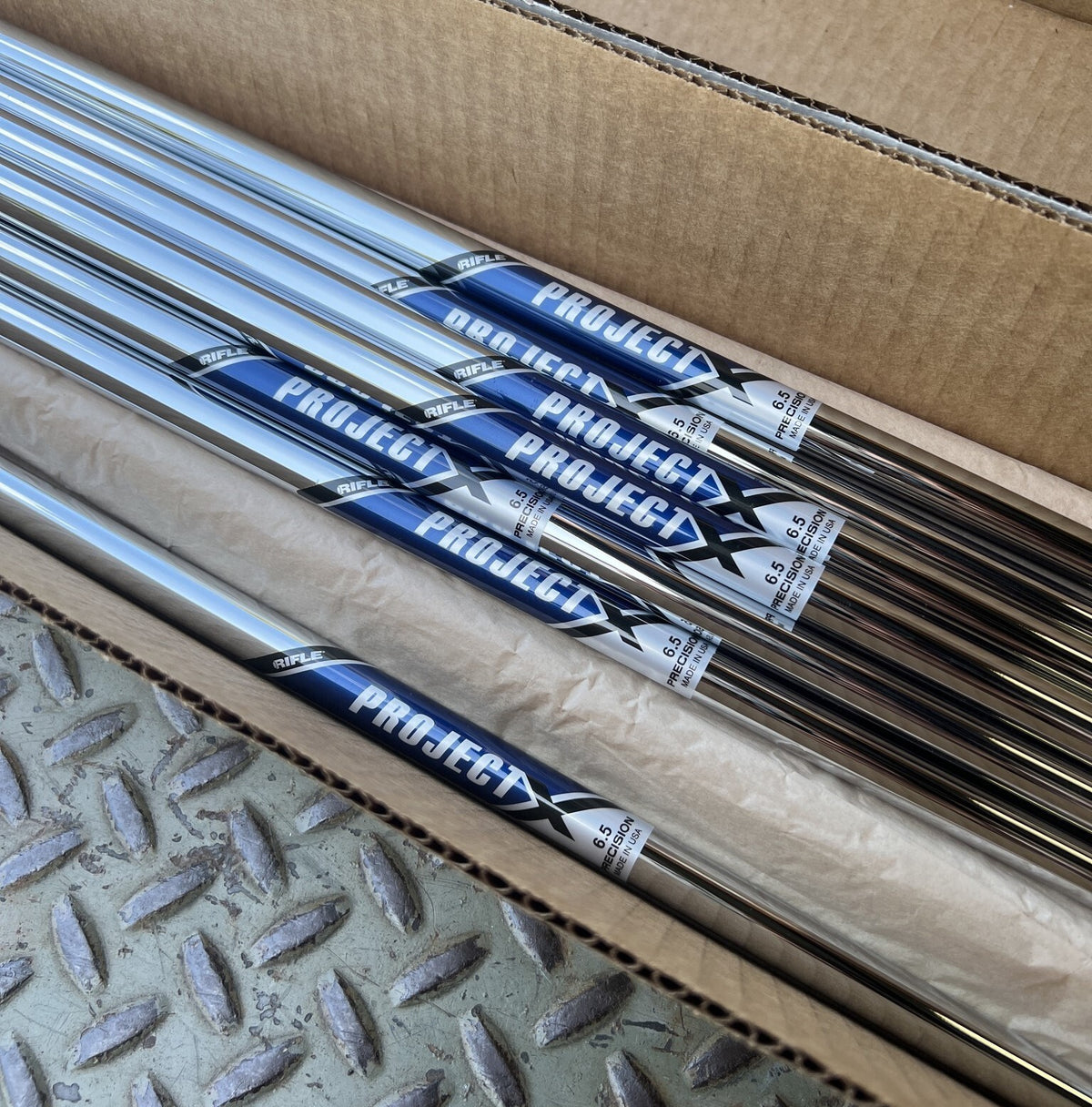 Project X Rifle .355 Taper Tip Steel Iron Shafts Set for Golf Clubs