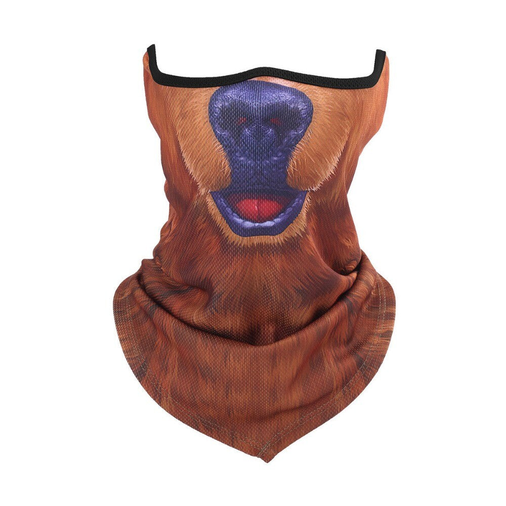 Unbranded Animal Print Face Cover Mask - Neck Gaiter for Outdoor Sports