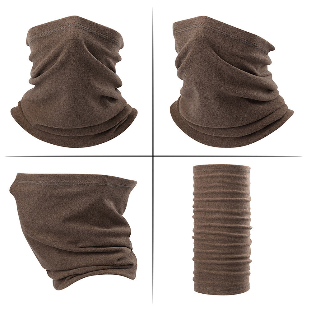 Winter Windproof Fleece Neck Gaiter Face Mask Scarf for Cold Weather