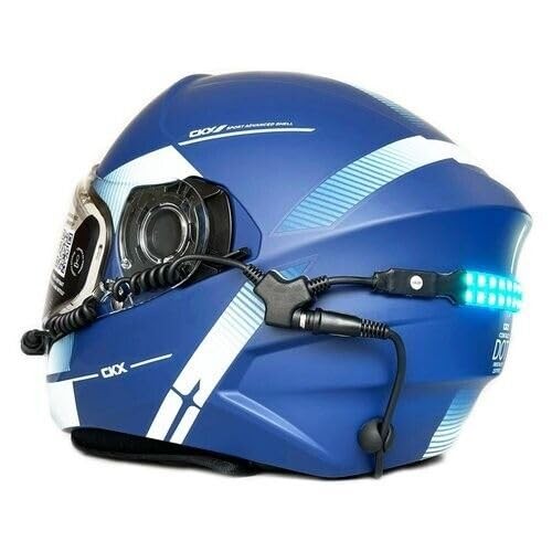 Snowmobile Helmet LED Safety Light with 12 Color Options - Blizzard Buster
