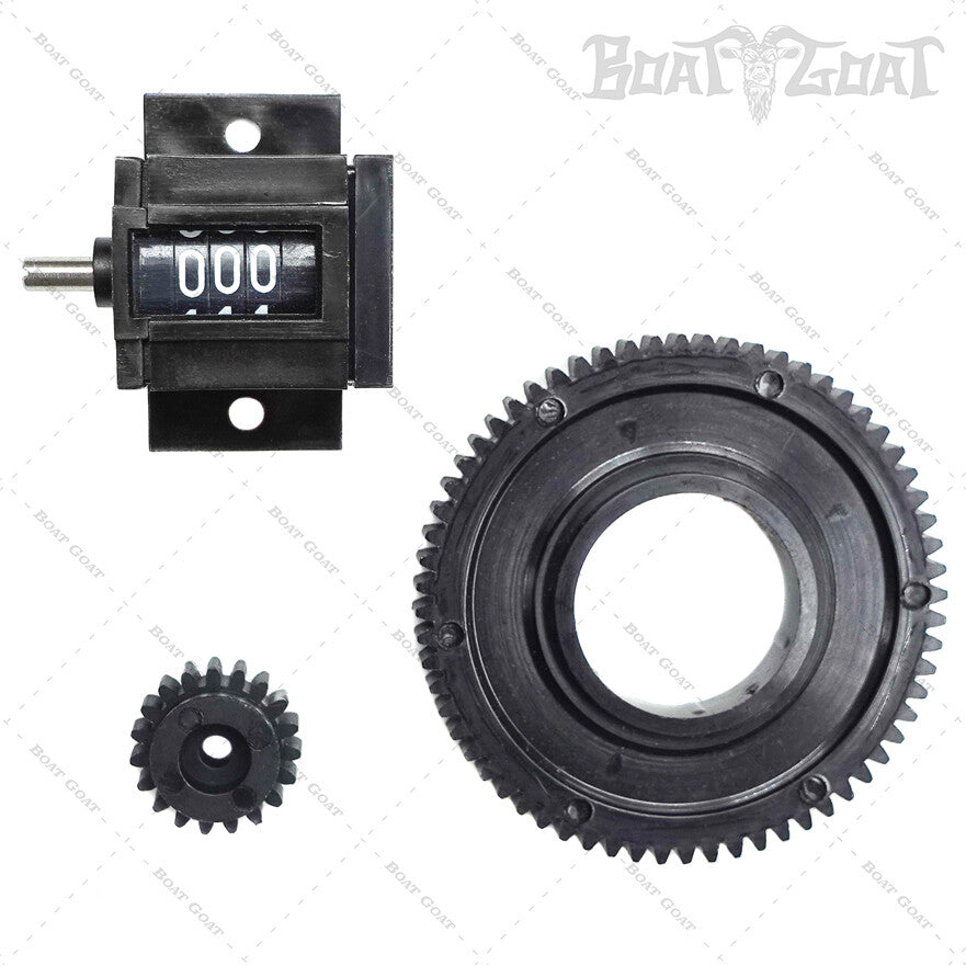 Cannon Downrigger Depth Counter & Gear Kit - Manual & Electric, 3 Digit