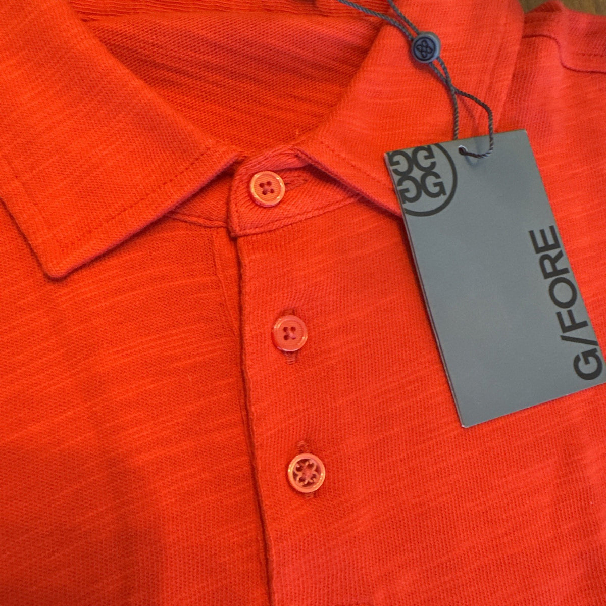 Men's XL Poppy Red Golf Polo Shirt - Breathable Cotton, Classic Fit