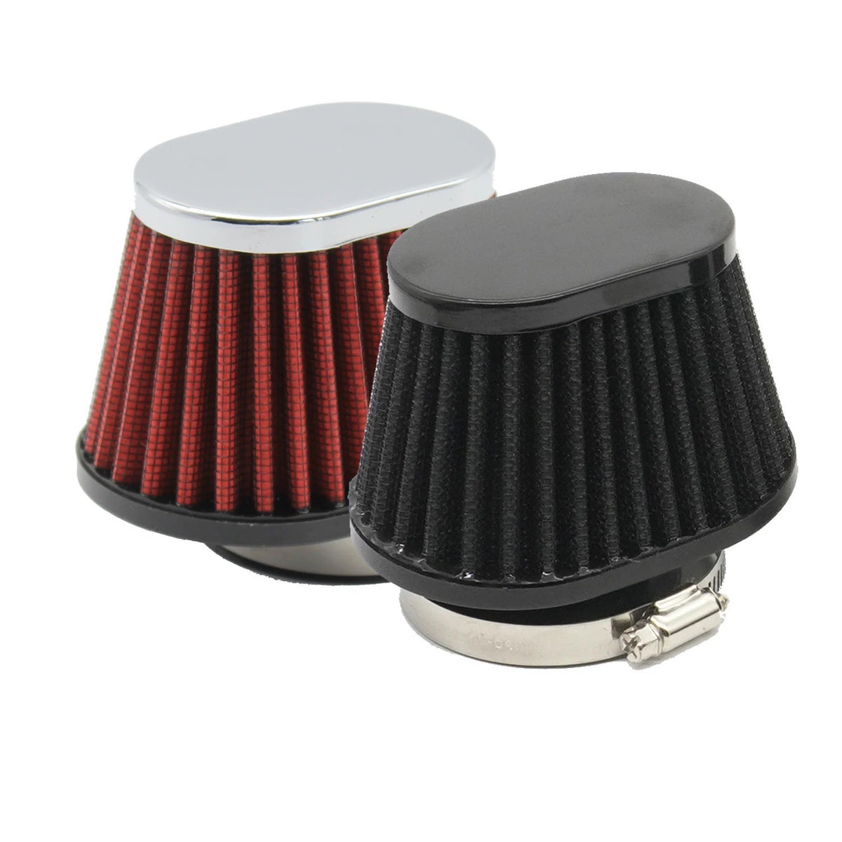 Universal Cold Air Intake Filter 51-60mm High Flow Washable Motorcycle Air Filter