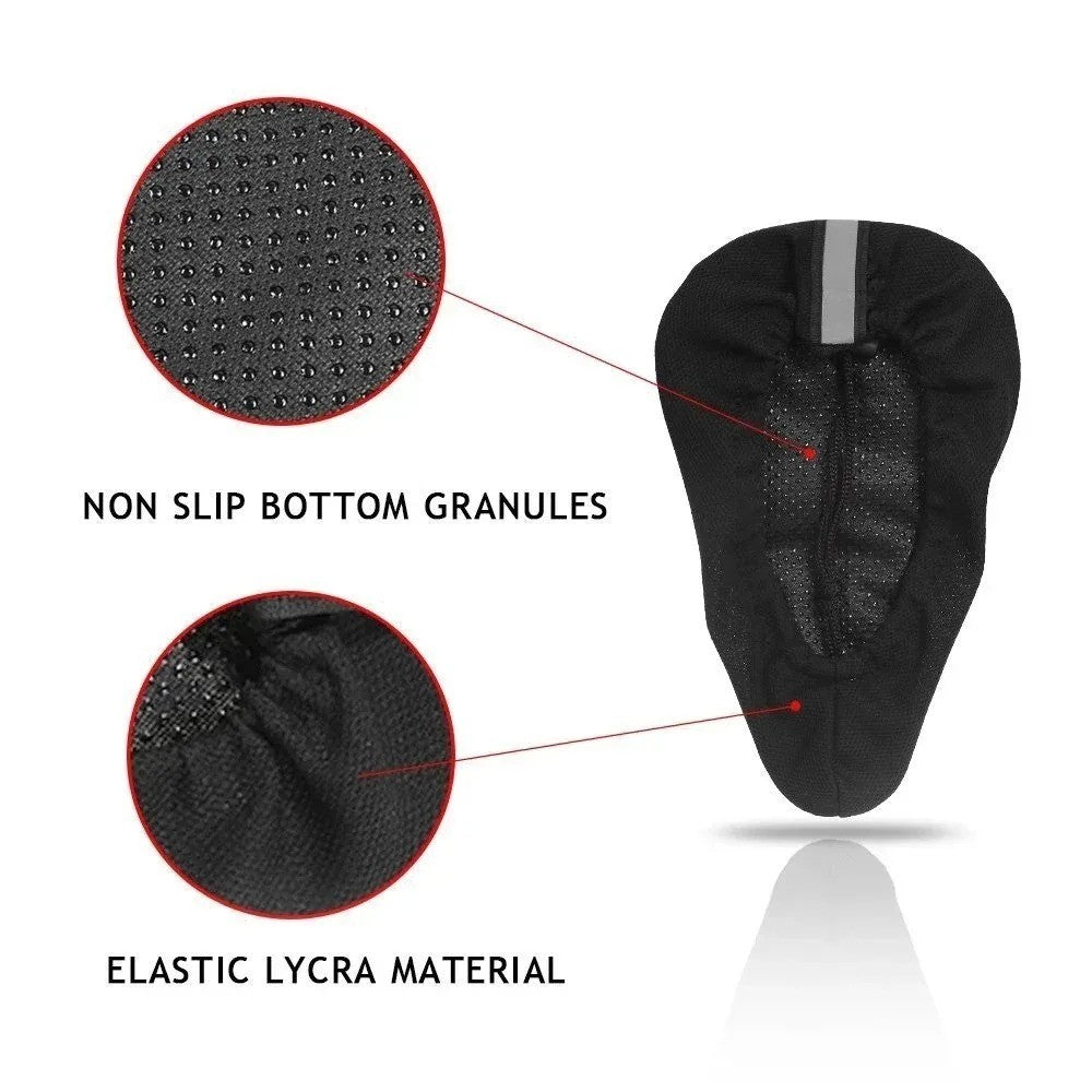 3D Soft Bicycle Saddle Cover - MTB Mountain Bike Seat Cushion Pad