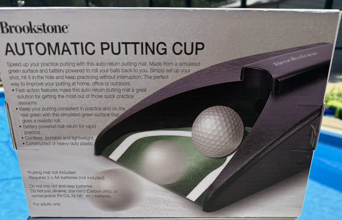 Portable Automatic Putting Cup - Golf Ball Auto-Return Training Aid