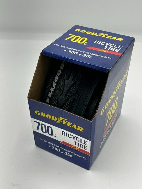 Goodyear 700x35c Hybrid Gravel Bike Folding Tire - Pair, Durable, Versatile