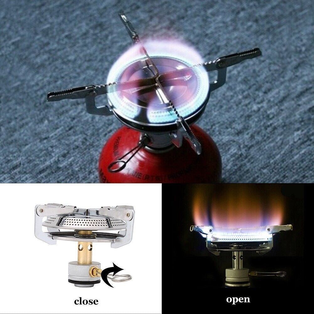 Portable Camping Gas Stove for Outdoor Hiking Picnic Cooking Kit