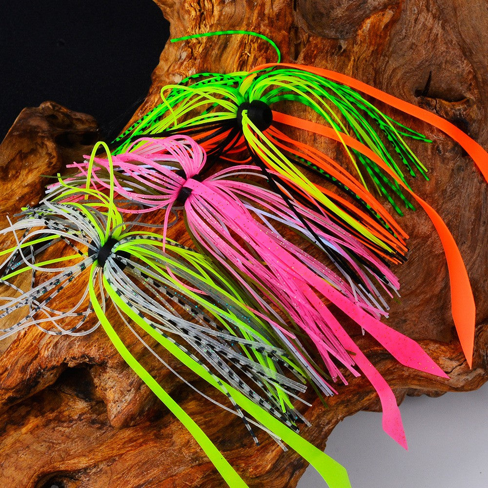 20 Pack Silicone Fishing Lure Skirts for Spinnerbaits & Jigs - Replacement Set