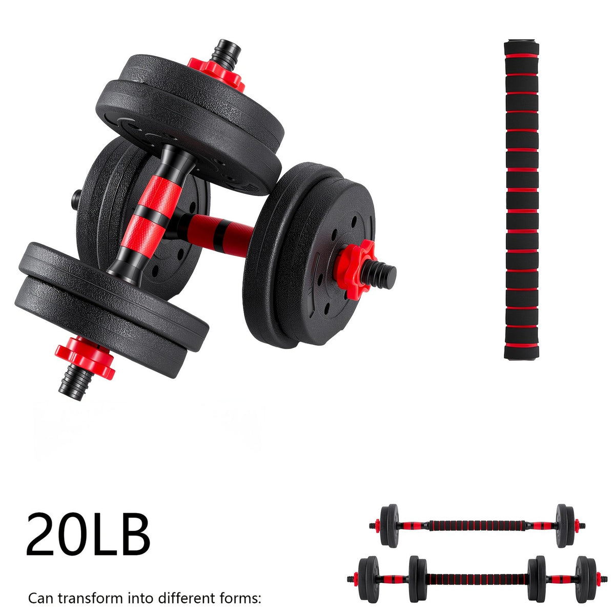 Adjustable Dumbbell Set Multiple Weights for Strength Training