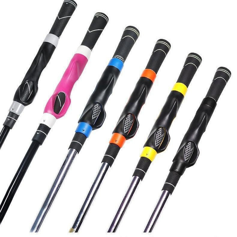 Golf Grip Trainer Aid Attachment for Right & Left Handed Beginners Outdoor Practice