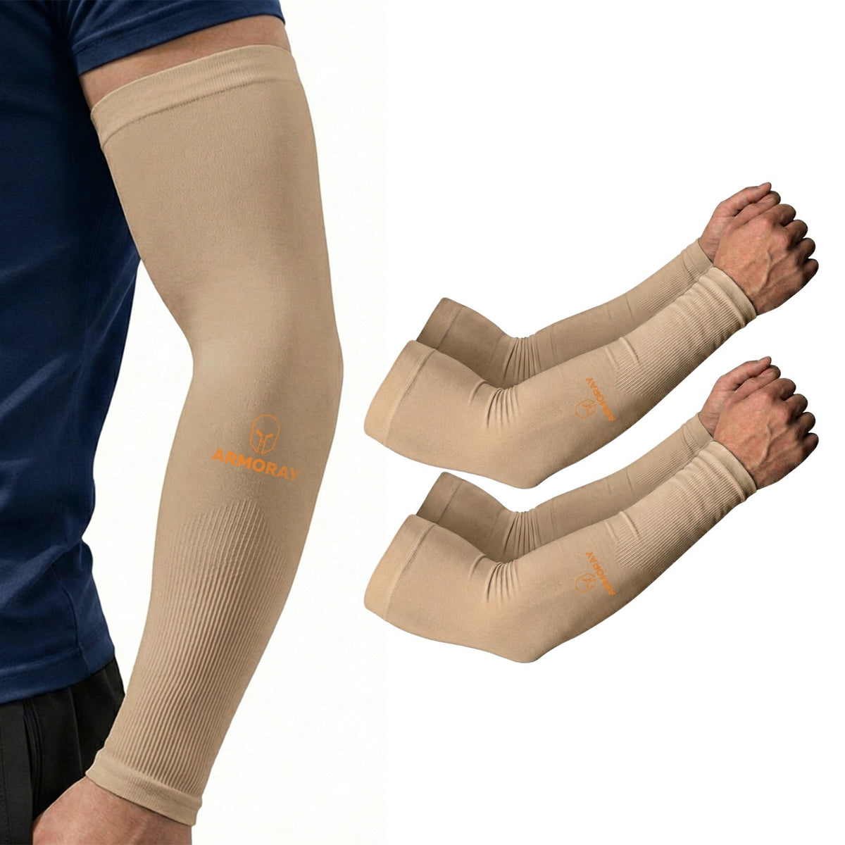 Tattoo Cover Up Arm Sleeves for Men & Women - UV Protection & Compression
