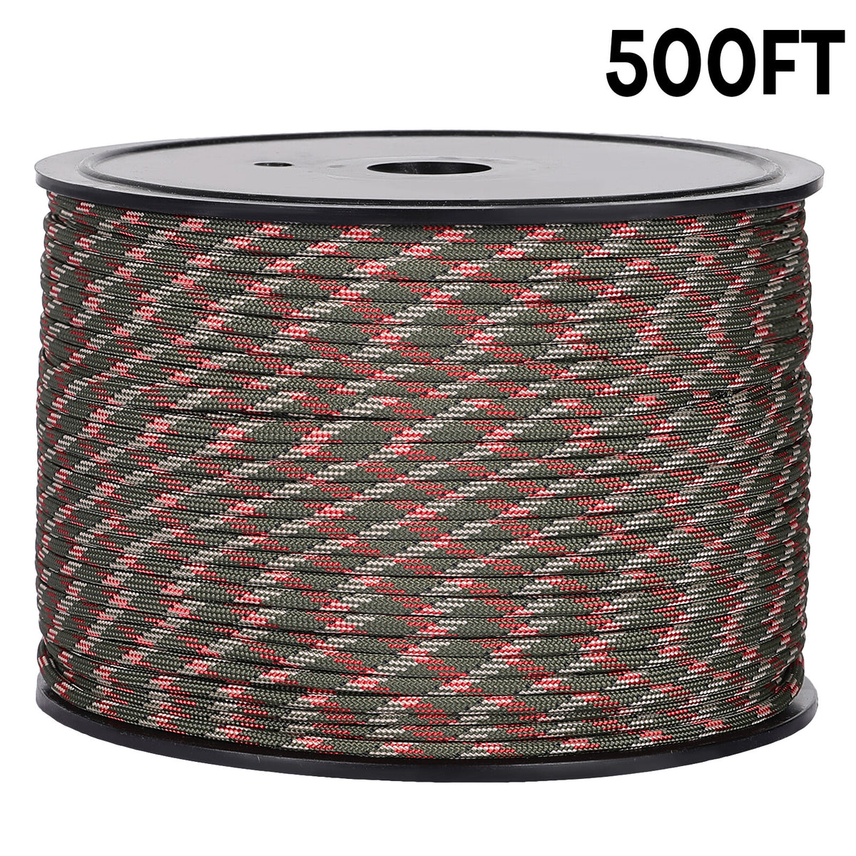 550lb Paracord Rope in Spool - Heavy Duty Nylon 7 Strand Camping & Outdoor Use