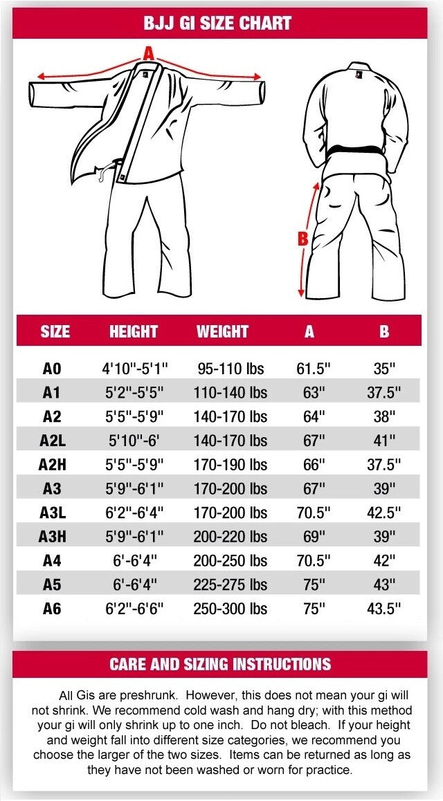 Brazilian Jiu-Jitsu Gi for Men with Belt - Lightweight & Durable Starter Uniform