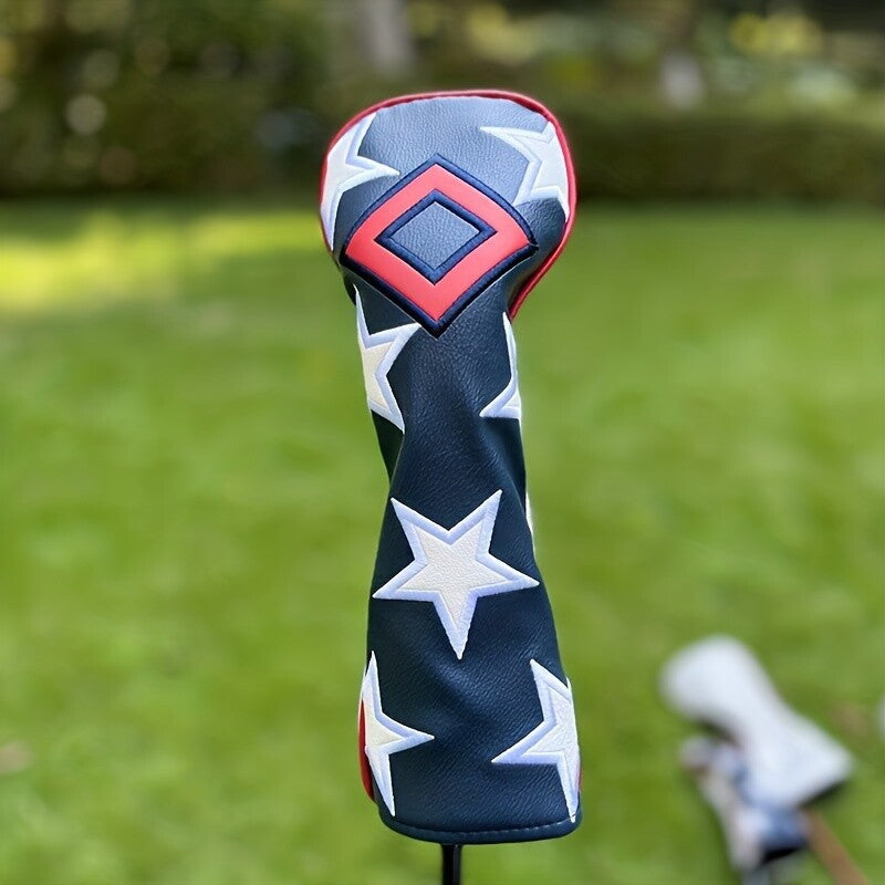 Golf Club Head Cover Set for Hybrid Driver Fairway Wood - Multiple Styles