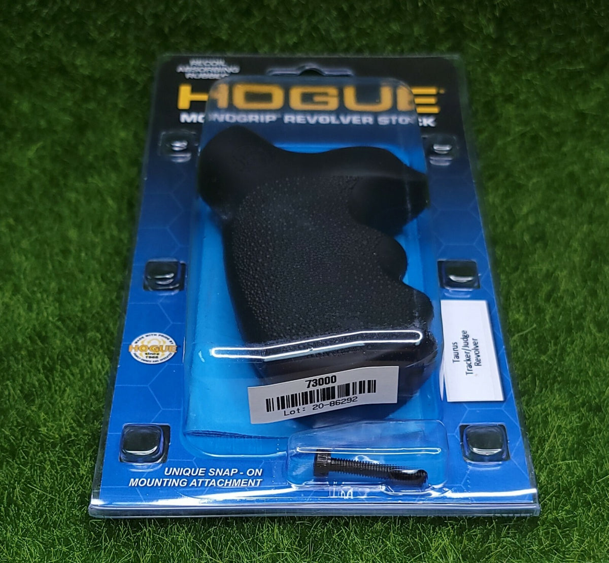 Rubber Grip for Taurus Tracker and Judge Revolvers - Black