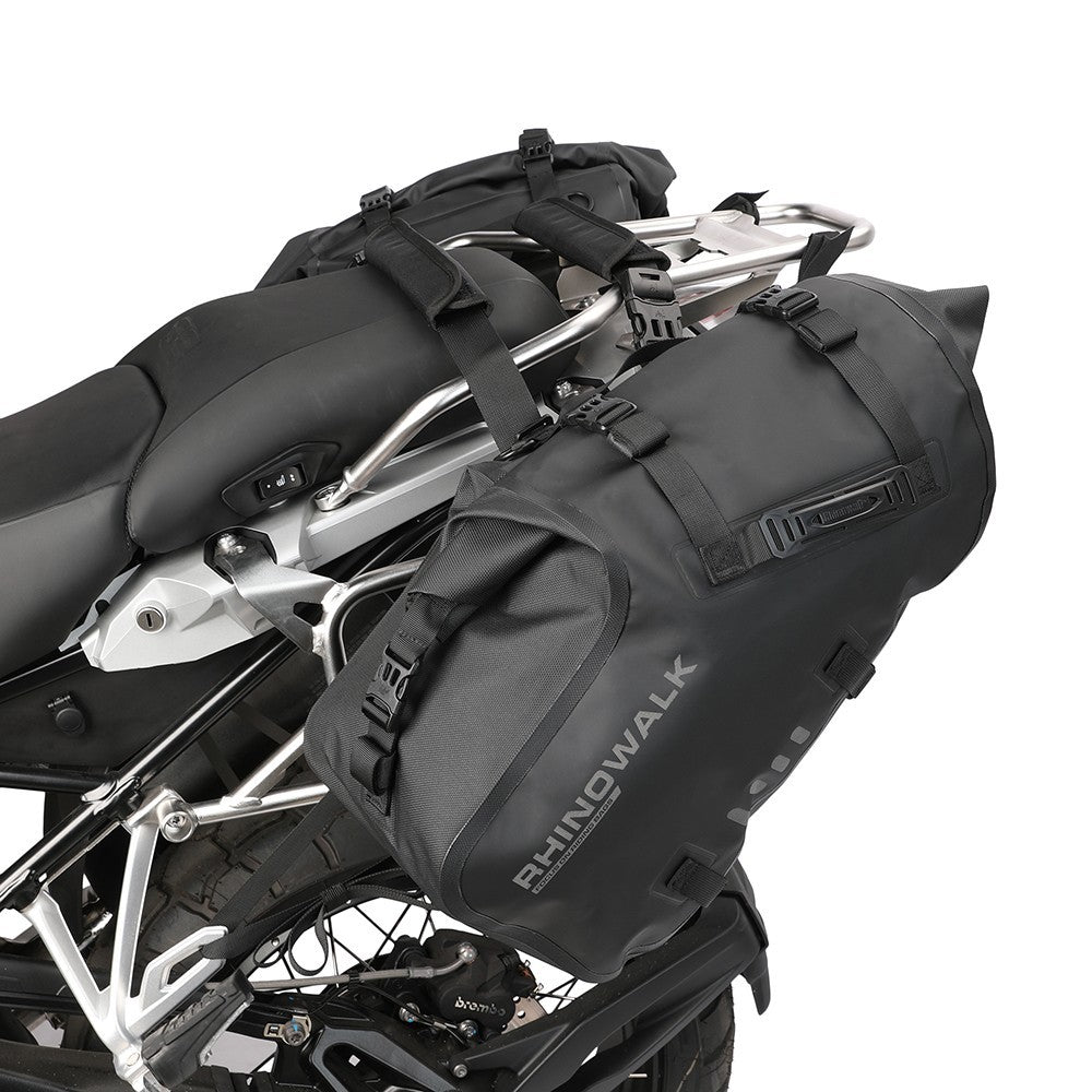 Motorcycle Waterproof Double Side Bag 18L/28L/48L Universal Black