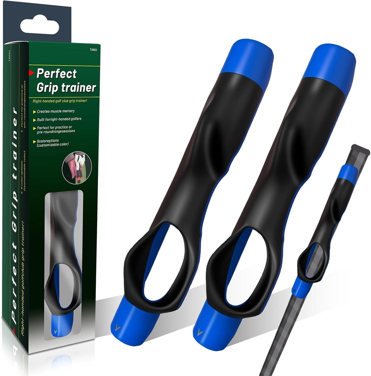 Golf Grip Trainer Non-Slip Durable Hand Position Aid for Better Swing