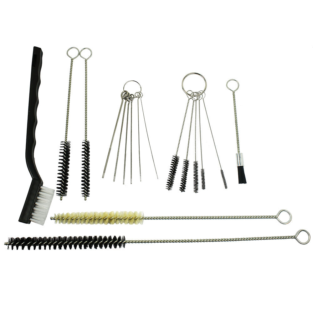 17PC Spray Gun and Rifle Cleaning Brush Set - Nozzles & Nylon Brushes