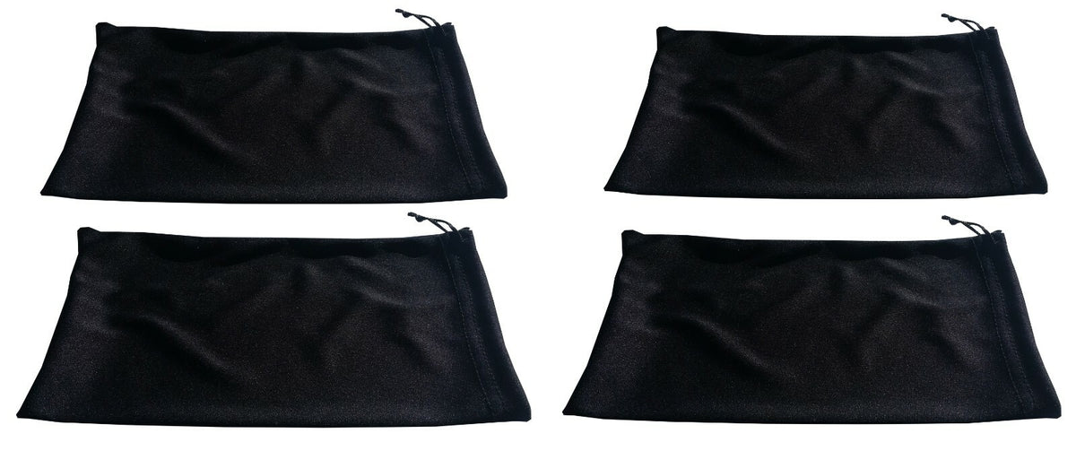 120 Pairs Ski Goggle Pouch Black Microfiber Soft Bag Winter Sports Accessories