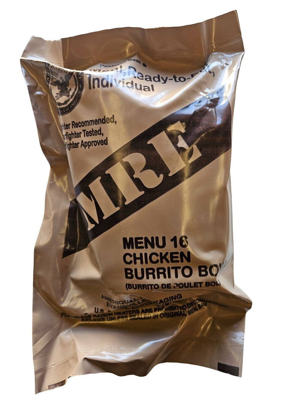 2024-2025 US Military MRE Meal Ready to Eat Assorted Menu Options