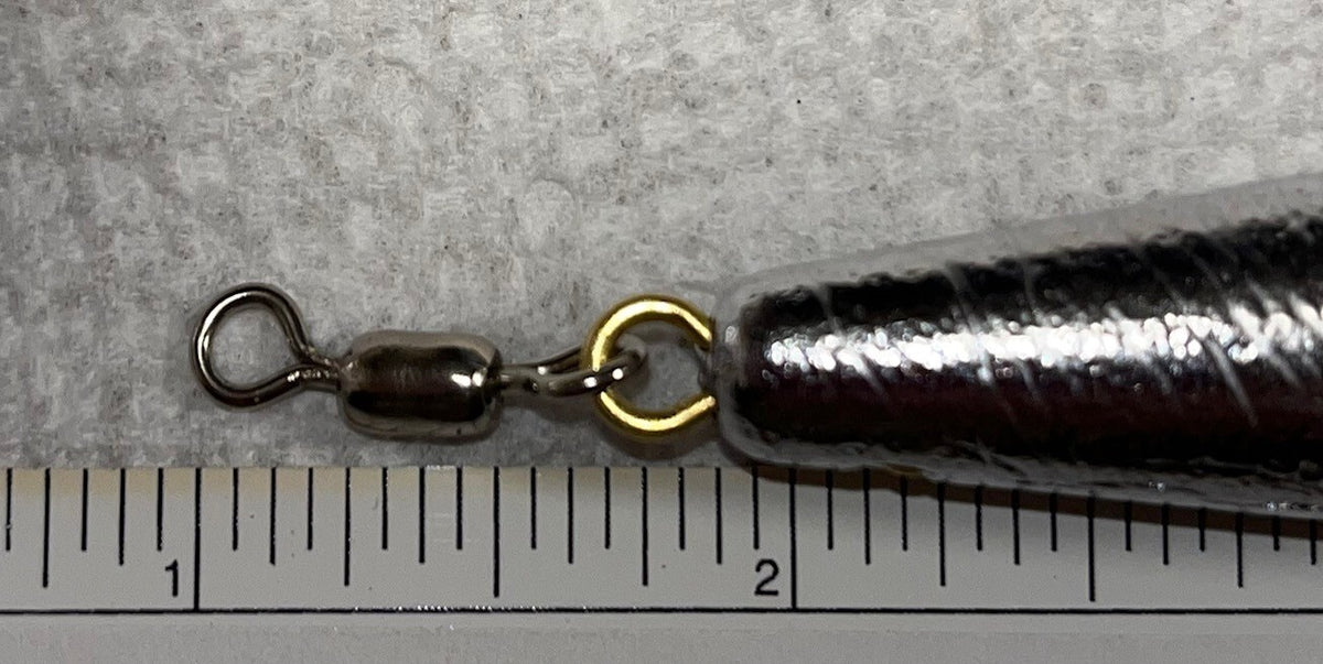 Trolling Inline Sinkers with Swivel - Lead Weights for Fishing, 2oz-4oz, Bulk Quantities