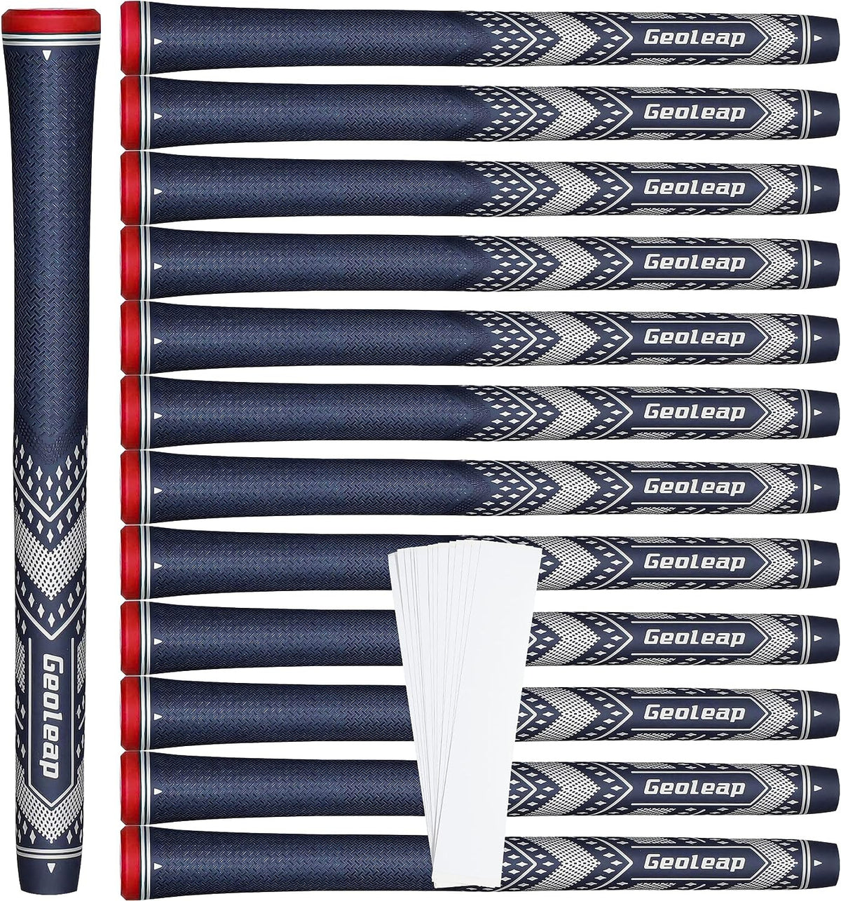 Golf Grip Set of 13 - Soft Taper-Reduced Design for Better Traction & Control