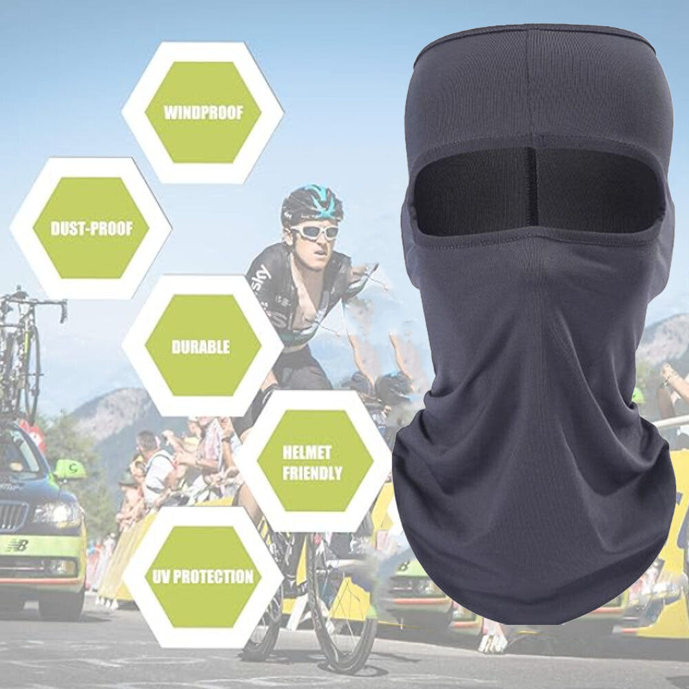 Breathable Full Face Motorcycle Balaclava Mask for Riding and Outdoor Sports