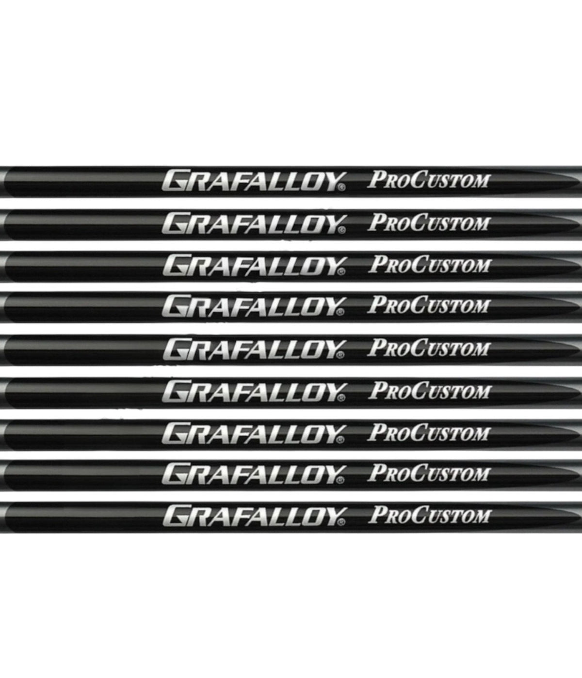 Golf Club Shaft Set - Graphite Iron Shafts with Flex Options and 370" Tip