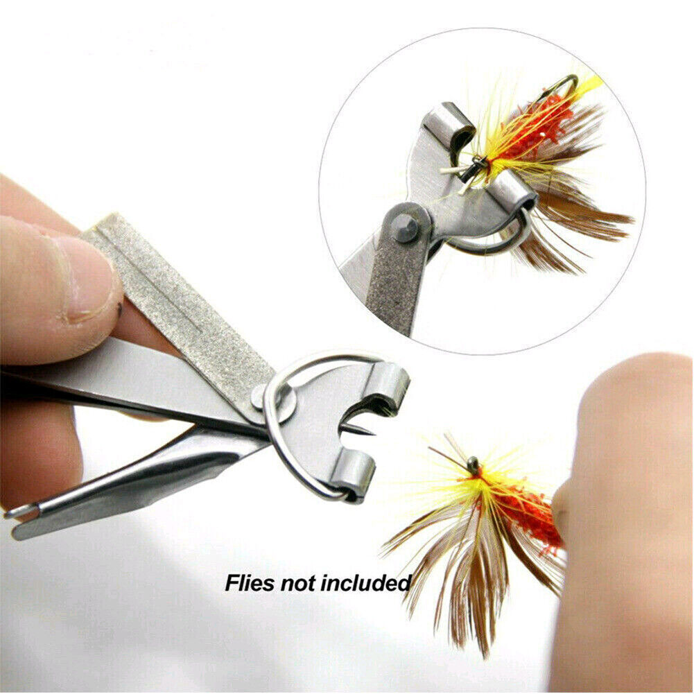 Fishing Line Knot Tying Tool with Cutter and Hook - Stainless Steel