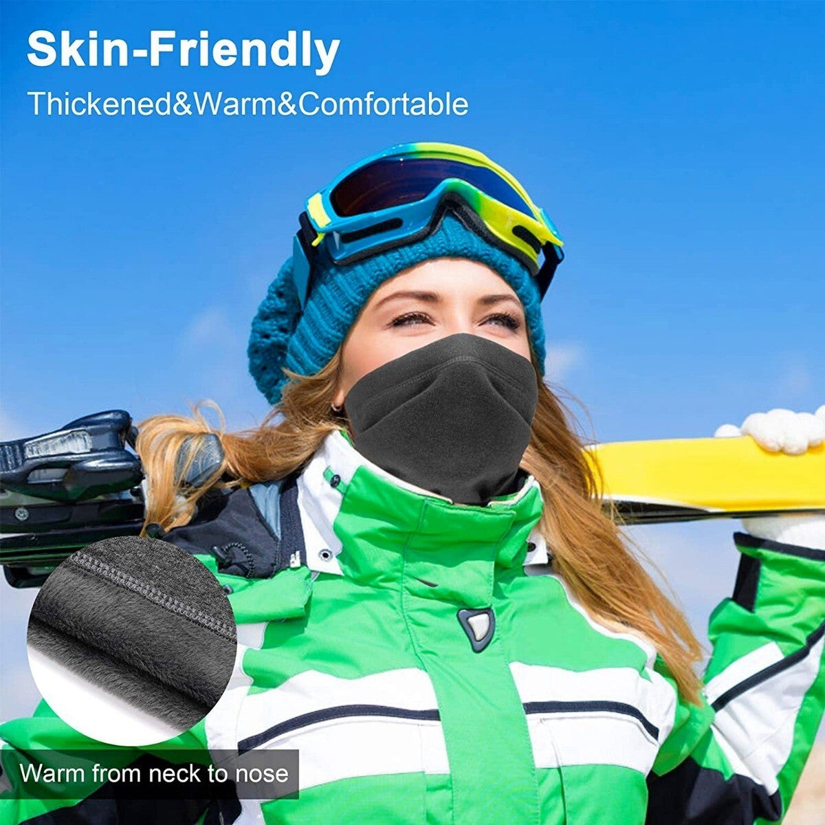 Unisex Breathable Face Cover Neck Gaiter for Cycling and Outdoor Activities