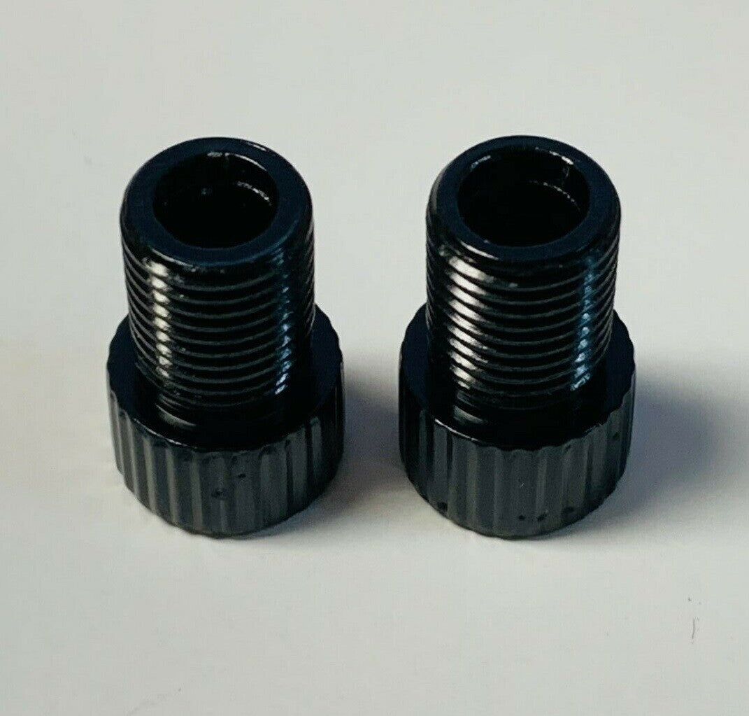 2 Pack Presta to Schrader Valve Adapter Brass Bicycle Tire Conversion