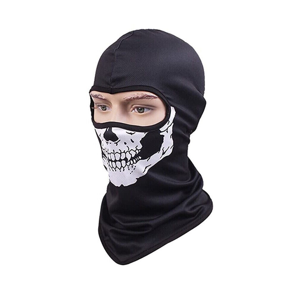 Full Face Balaclava Mask Skull Ghost Headwear for Sports Halloween