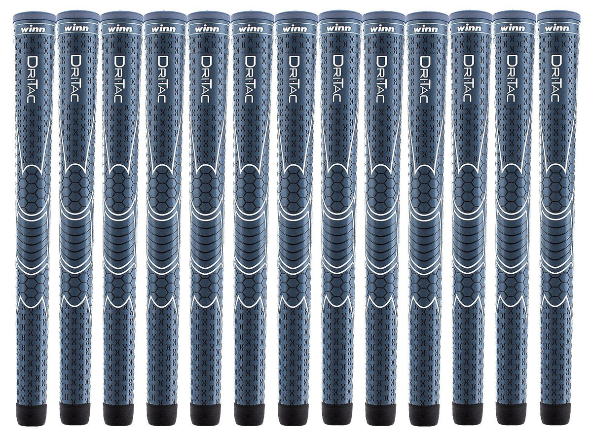 Golf Grip Midsize Dri-Tac Navy Blue Set of 6-13 | Shock Absorption Comfort