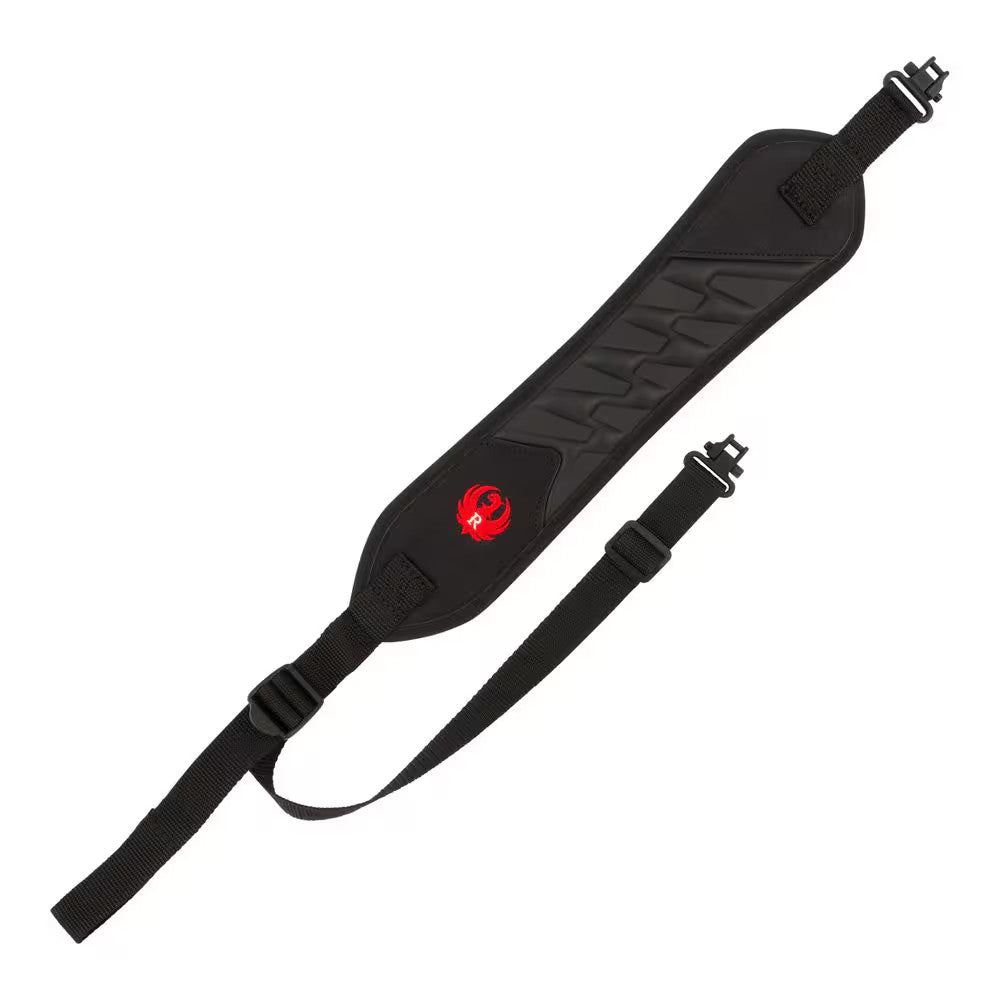Ultralite Rifle Sling with Adjustable Padding and Swivels - Black
