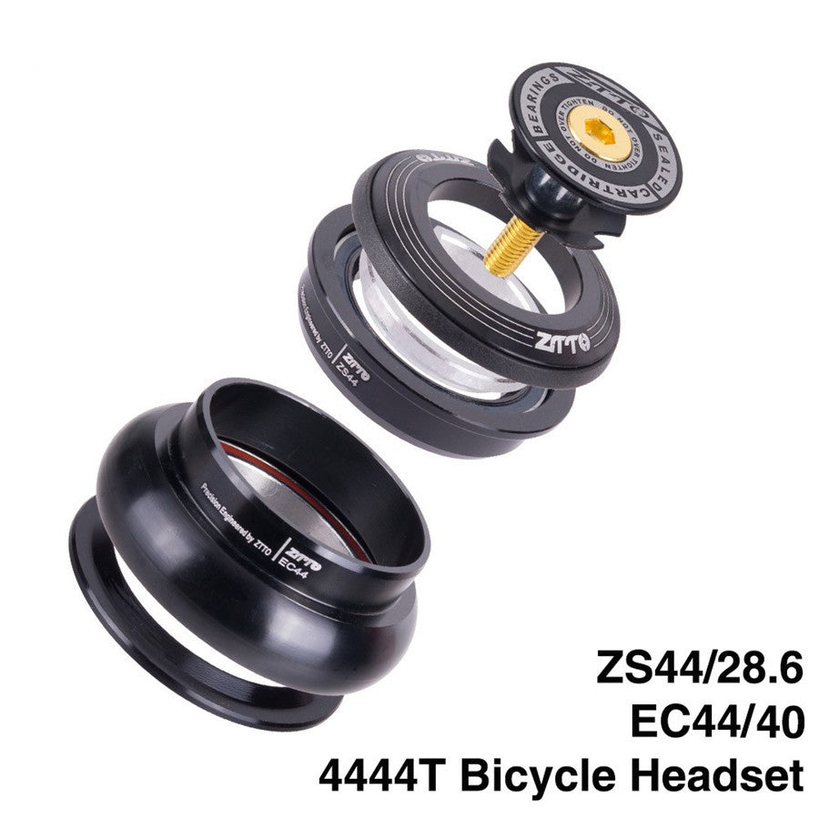 44mm Bicycle Headset Adapter for Straight to Tapered Forks - CNC Machined Al6061