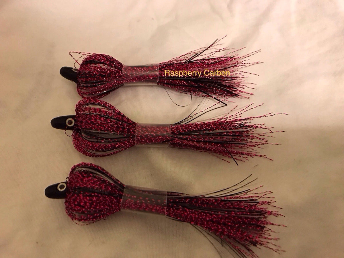 Salmon Trolling Flies Pack of 3 - Flash Bulb Series Unrigged 4 Inch
