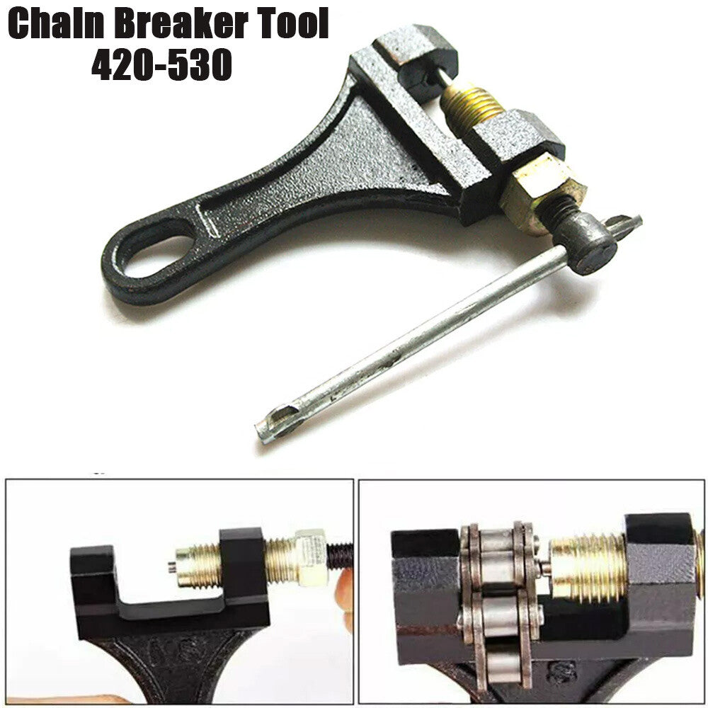 Bicycle Chain Breaker Tool for 420-530 Chain Links - Dirt Bike Repair