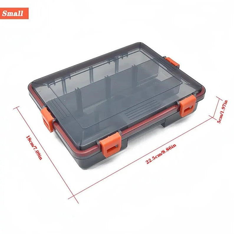 Large Capacity Fishing Tackle Box Organizer for Hooks Lures and Bait Storage