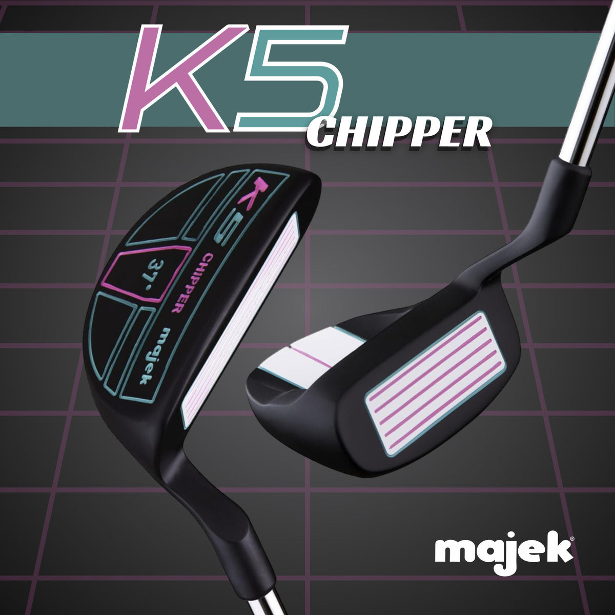 Golf Chipper 37 Degree Loft for Short & Bump & Run Shots - Ladies Petite